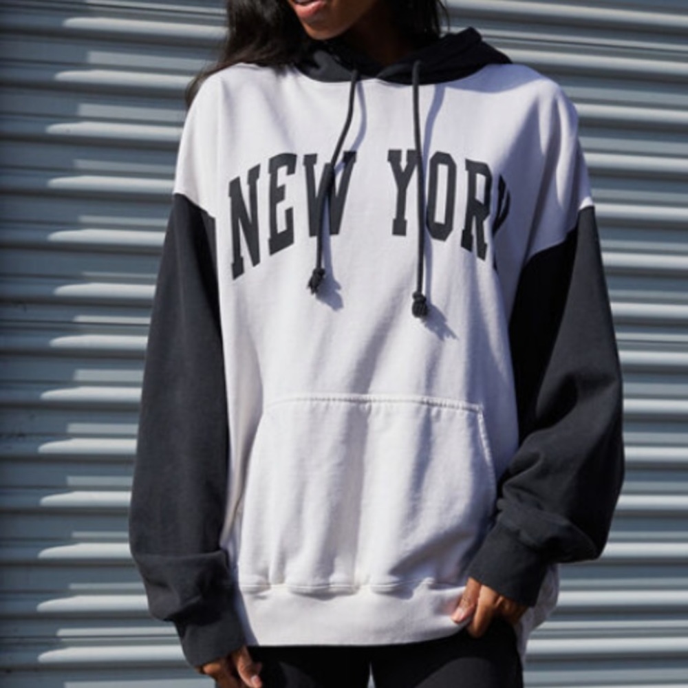 Brandy Melville Color Block New York Hoodie